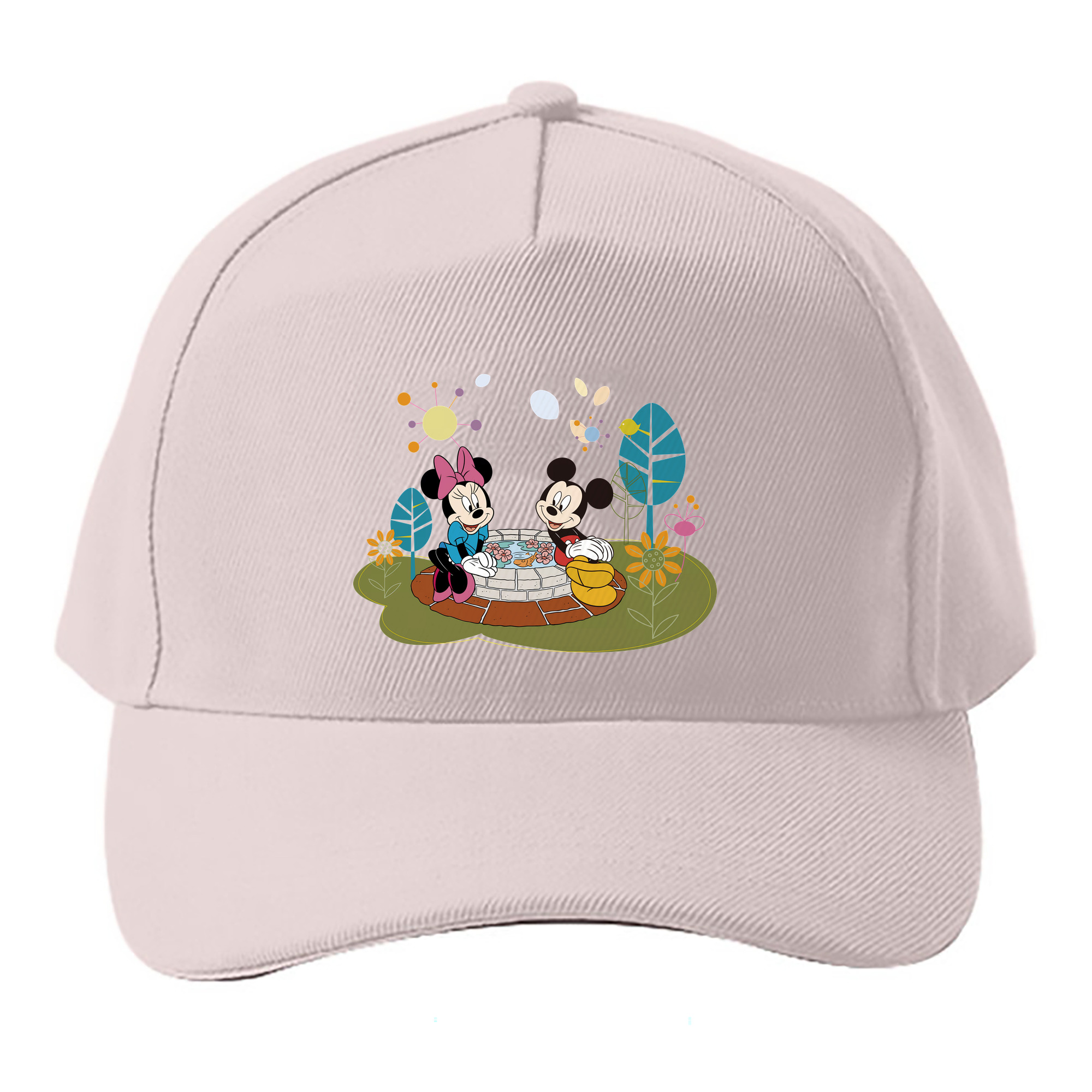 （画像用） ミッキーマウス Mickey Mouse ベースボールキャップ 綿100％ 男女兼用 帽子 スポーツ